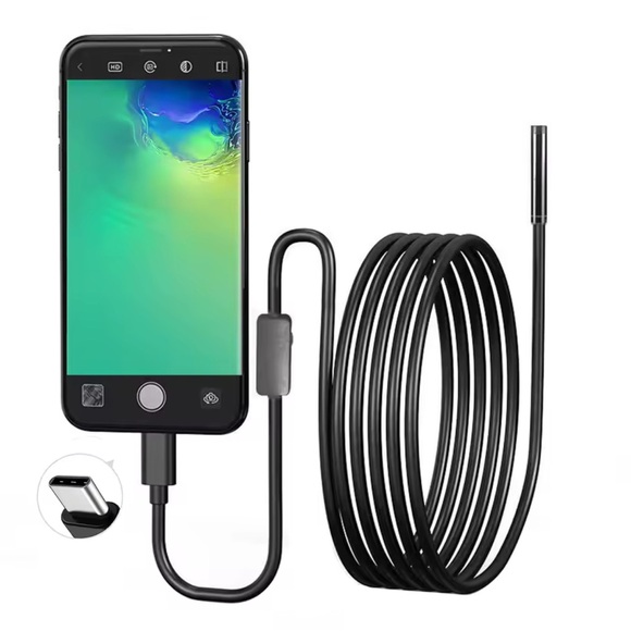 Android 5.5mm Borescope Inspection Snake Camera - Picture 1 of 8